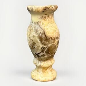 Stone Vase Small Marble Bud Vase Natural Carved Decorative Accent Piece